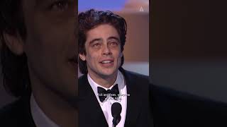 Oscar Winner Benicio Del Toro  Best Supporting Actor for Traffic  73rd Oscars 2001 [upl. by Lettie690]