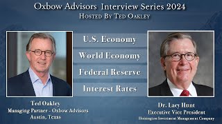 Ted Oakley  Oxbow Advisors  Interview Series 2024  Dr Lacy Hunt September 10 2024 [upl. by Atnim]