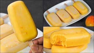 Mango Popsicle  Mango Ice Cream Recipe  Mango Lolly Ice Cream  NOven [upl. by Rice]