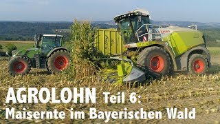 Lohnunternehmen Agrolohn Maisernte im Bayerischen Wald [upl. by Odilo825]