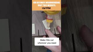 tlytTf5d  Woodworking Trick precisionwoodworking woodworkingcommunity woodworkinginnovation [upl. by Acina]