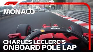 Charles Leclercs Onboard Pole Lap  2021 Monaco Grand Prix  Pirelli [upl. by Leihcey]