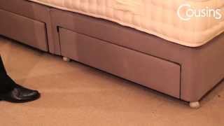 Caring for your Divan Bed  Storage Drawers [upl. by Halik]