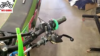 Installing an OEM Clutch Perch  Kawasaki KX450f 2014 [upl. by Dennett235]