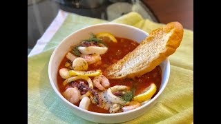 Kitchen Idol Seafood and Tomato Stew Soup InstaPot [upl. by Hameerak161]