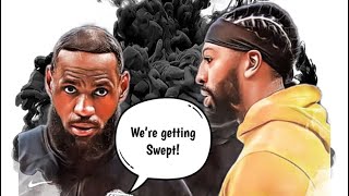 The LAKERS BETTER NOT GET SWEPT lakersvsnuggets [upl. by Noirrad]