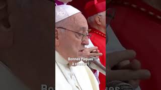 🟡« Bonnes Pâques à chacun »   le message du Pape pour Pâques 2024 [upl. by Gnoix]