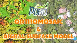 CREATE Orthophoto Mosaic and DSM with Pix4D Mapper [upl. by Eibloc]