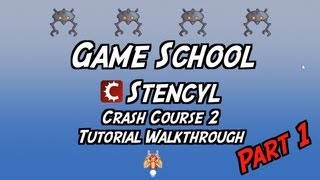 Game School  Stencyl Crash Course 2  walkthrough tutorial part 1 [upl. by Sharona407]