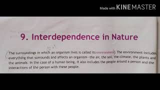 Class 5 ch 9 Interdependence in Nature part1 [upl. by Myron]