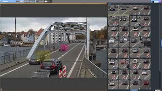 AI Cars Cyclists and Pedestrians Detection by AxxonSoft [upl. by Nana]