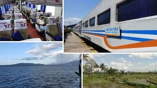 Surabaya to Bali by train amp ferry [upl. by Meerek32]