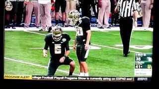 Baylor Kicker gets Decleated at the Cotton Bowl [upl. by Vladamar]