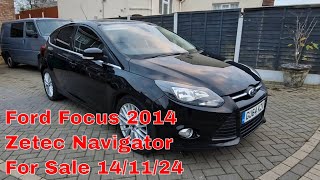 16 TDCi Ford Focus Zetec Hatchback Navigator 5dr Diesel Manual [upl. by Eissat413]