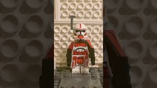 How to make Coruscant Guard ARC Trooper 🔴⚪️ custom lego clone [upl. by Adilem]