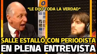 SALLE ESTALLÓ CON PERIODISTA EN PLENA ENTREVISTA [upl. by Rancell]