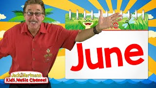 Its the Month of June  Juneteenth  Calendar Song for Kids  Jack Hartmann [upl. by Enilada]