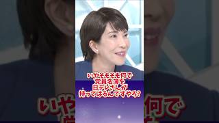 【高市早苗】日テレの印象操作と偏向報道を一瞬で粉砕「なんで党員名簿持ってるの？」 高市早苗 総裁選 shorts ショート [upl. by Franky]