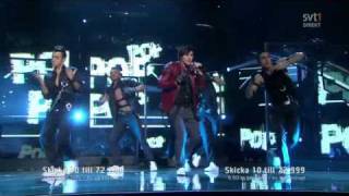 10 Eric Saade  Popular Melodifestivalen 2011 Final [upl. by Edaw]