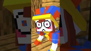 MAIZEN saves Pomni  MAIZEN Minecraft Animation shorts [upl. by Flory]