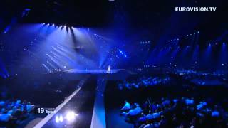 Pastora Soler  Quédate Conmigo Stay with me  Spain  Live  Grand Final  2012 Eurovision [upl. by Yleme]