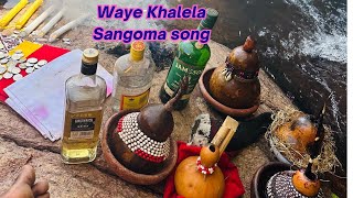 Sangoma song waye Khalela Nguni spirit song [upl. by Annahahs641]