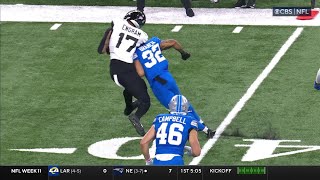 Brian Branch brings the boom on bigtime hit vs Evan Engram [upl. by Inatirb]