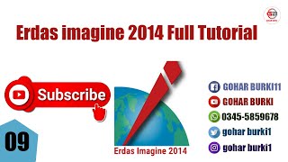 Erdas imagine 2014 full Tutorial for beginners  Urdu Hindi [upl. by Hyatt]