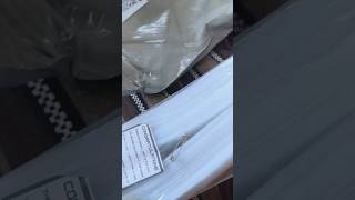 Unboxing meesho stiff polyester horsehair bride polyester boning sewing wedding des🥰👌 meeshohaul [upl. by Aroel387]