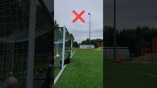 Positioning ✅❌ goalkeeper gk footballshorts goalkeepertips football soccer foryou [upl. by Chapel]