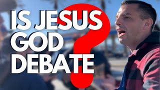 CHRISTIAN PREACHER VS ISRAELITES DEBATE IS JESUS GOD SUPERBOWL SUNDAY [upl. by Theobald884]