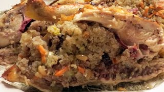 Stuffed Cornish Hen Recipe  The Frugal Chef [upl. by Nirot]