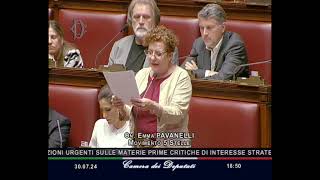 Emma Pavanelli in Dichiarazione di voto sul Decreto Materie prime strategiche [upl. by Duval]