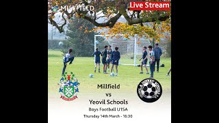 Millfield Sport  Football BoysU15A v Yeovil District schools [upl. by Zelazny]