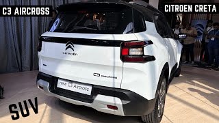 2023 Citroen C3 Aircross  Creta  MidSize SUV  Features Interiors Price  Citroen C3 Aircross [upl. by Natrav293]