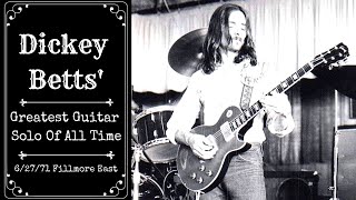 Dickey Betts Greatest Guitar Solo of All Time [upl. by Laith43]