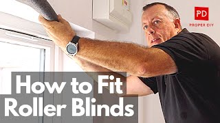 How to Fit Roller Blinds [upl. by Alvie739]