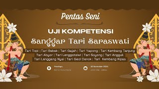 Pentas Tari Uji Kompetensi Sanggar Tari Saraswati [upl. by Ybroc]