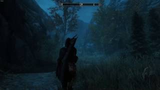 Skyrim SE  Fort Dawnguard Running Weather Test [upl. by Maegan753]