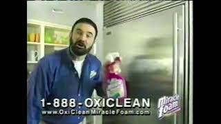 Billy Mays  OxiClean Miracle Foam Spray 30 second version 2005 SUPER RARE [upl. by Minsk735]