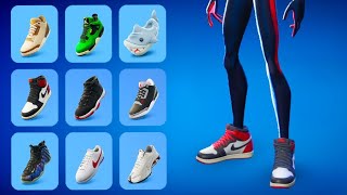 🔴Indossiamo le Calzature 👟 su Fortnite con tutte le Skin Possibili 🤩 [upl. by Alimat]