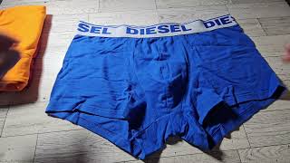 Ropa interior para hombre tipo boxer trunk marca Diesel unboxing ropainterior diesel boxer [upl. by Baecher]