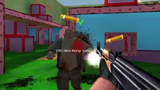 CS Portable  Bot Match Zombie In Terrorist  Map SpongeBob  Gameplay HD Unity 3D [upl. by Roswald]