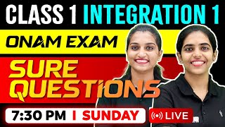 Class 1 Integration 1  Onam Exam Sure Questions  Exam Winner Class 1 [upl. by Aihsila273]