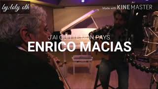 Enrico Macias ft Kendji Girac adieu mon pays مترجمة [upl. by Eelesor394]