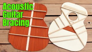 Building an Acoustic Guitar  Bracing the Plates [upl. by Heloise]