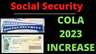 HUGE Social Security COLA Increase 2023 [upl. by Ttevi767]