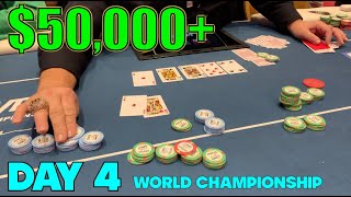 50000 WIN DAY 4 ALL IN vs Main Event Champion Hitting Miracle Rivers Poker Vlog Ep 293 [upl. by Marybella752]