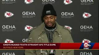 LIVE Kansas City Chiefs headed to a sixthstraight AFC Championship Game [upl. by Llehsem354]