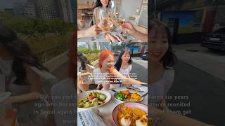 Full circle moment 🥹💕 girlhood friendship korea vlog minivlog studyabroad seoul wedding [upl. by Enirehtakyram]